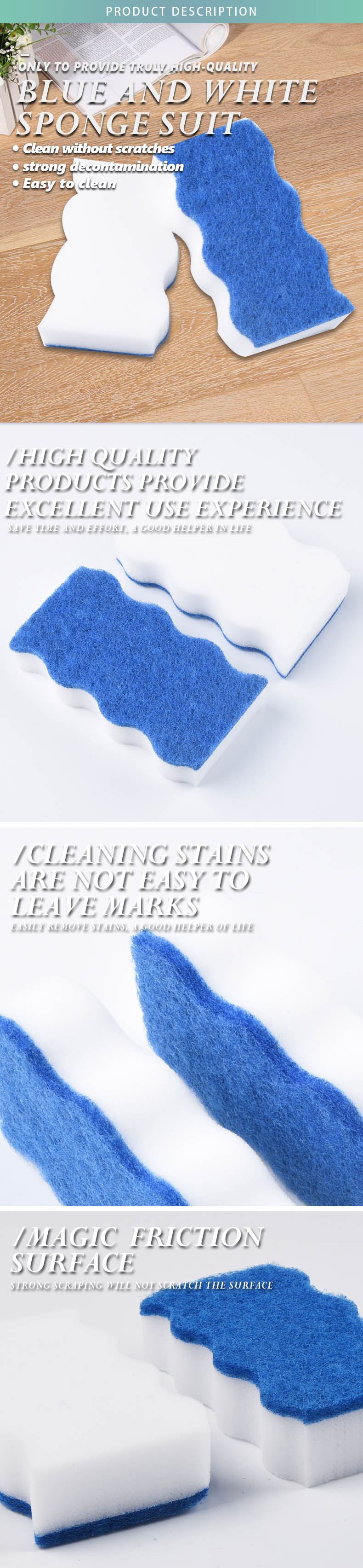 Scouring pad sponge block